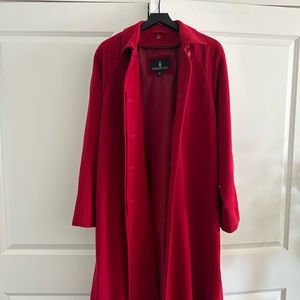 Womens Vintage London Fog Trench Coat Size 14